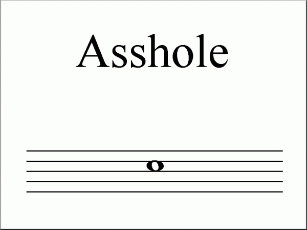 asshole